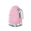 Bouilloire à température réglable Rose Années 50 Smeg