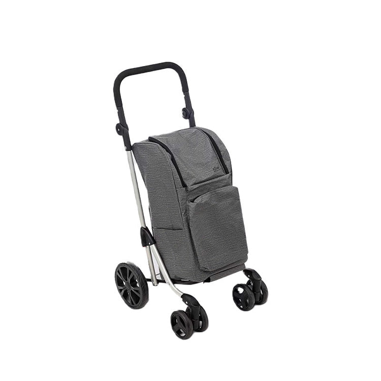 Chariot pliant 4 roues Aluminium 46 L Gris Five