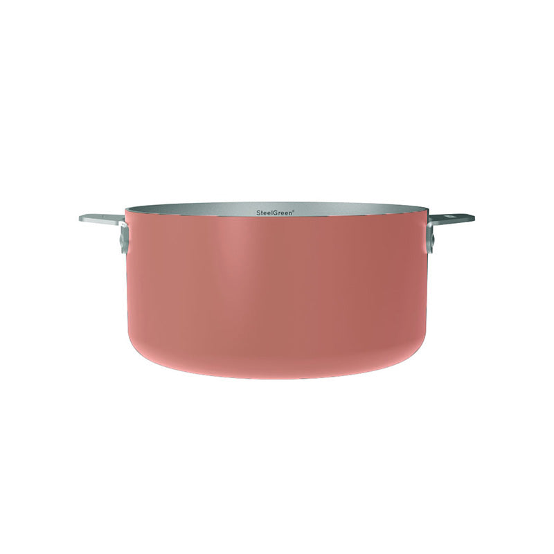 Casserole en inox 20 cm rose La Merveilleuse Cookut