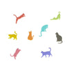 Marque-verres chat x8