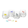 Marque-verres chat x8