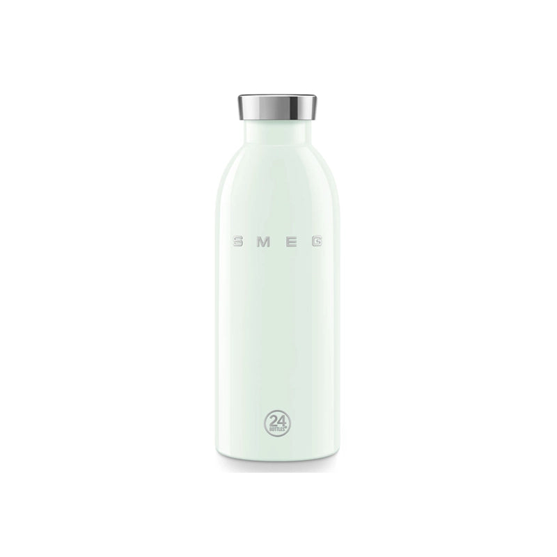 Bouteille isotherme en acier inoxydable 500ml Vert d'eau Années 50 Smeg