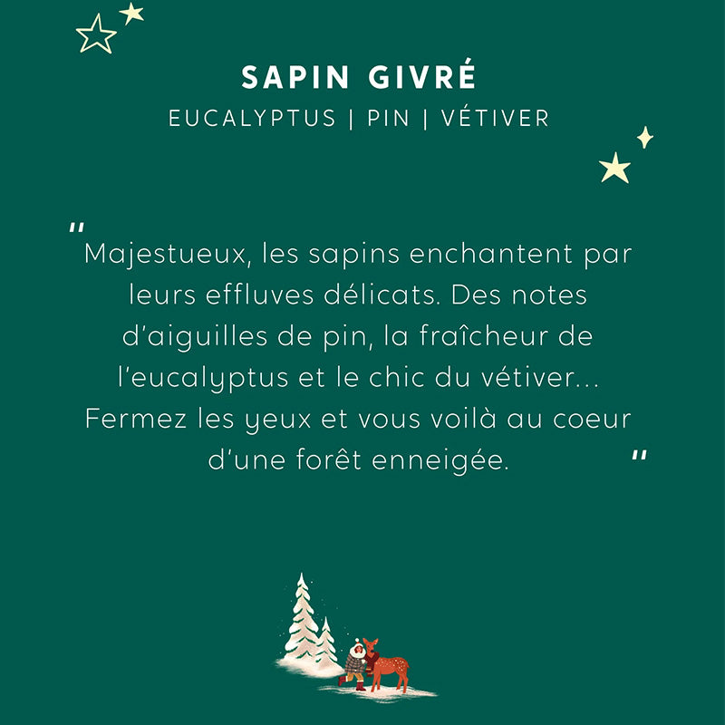 Mini bougie à suspendre sapin