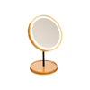 Miroir rond éclairé bambou 16cm