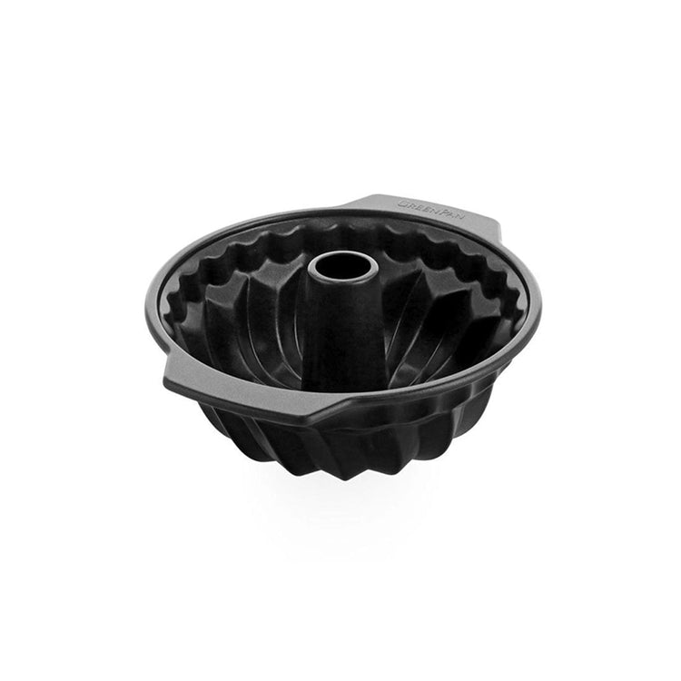 Moule à Kouglof en acier antiadhésif de 24 cm noir Bistro GreenPan