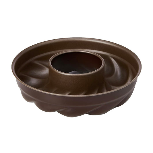 Moule à savarin torsadé anti-adhésif 22cm Gobel