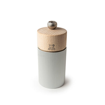Moulin à sel en aluminium et bois 12cm Line Peugeot