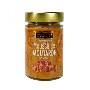 Mousse de moutarde piment d'Espelette