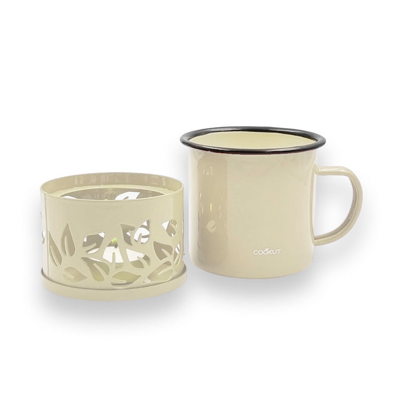 Mug chauffant beige Sixtea Cookut