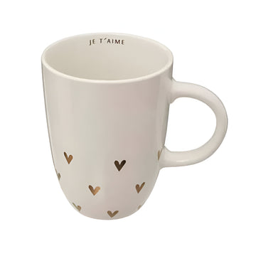 Mug en céramique 44cl blanc The Floral Secret de Gourmet