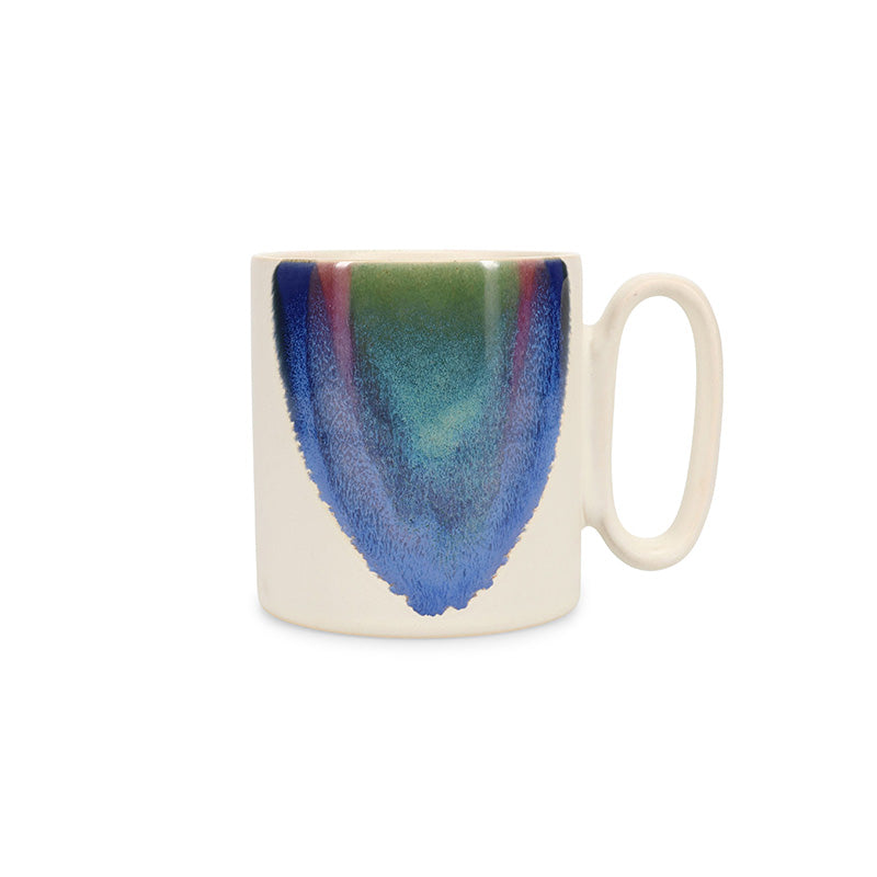 Mug en grès 39cl bleu Paint Salt & Pepper