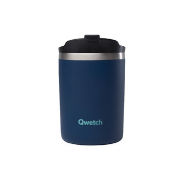 Mug isotherme en inox 240ml marine Travel Mug Qwetch