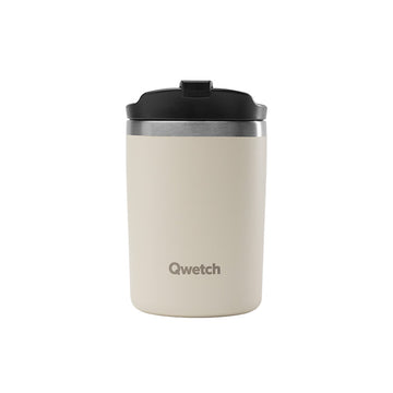 Mug isotherme en inox 240ml sable Travel Mug Qwetch