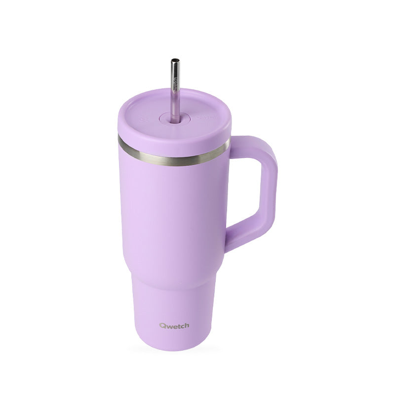 Mug isotherme en inox 900ml lavande Travel Cup Qwetch