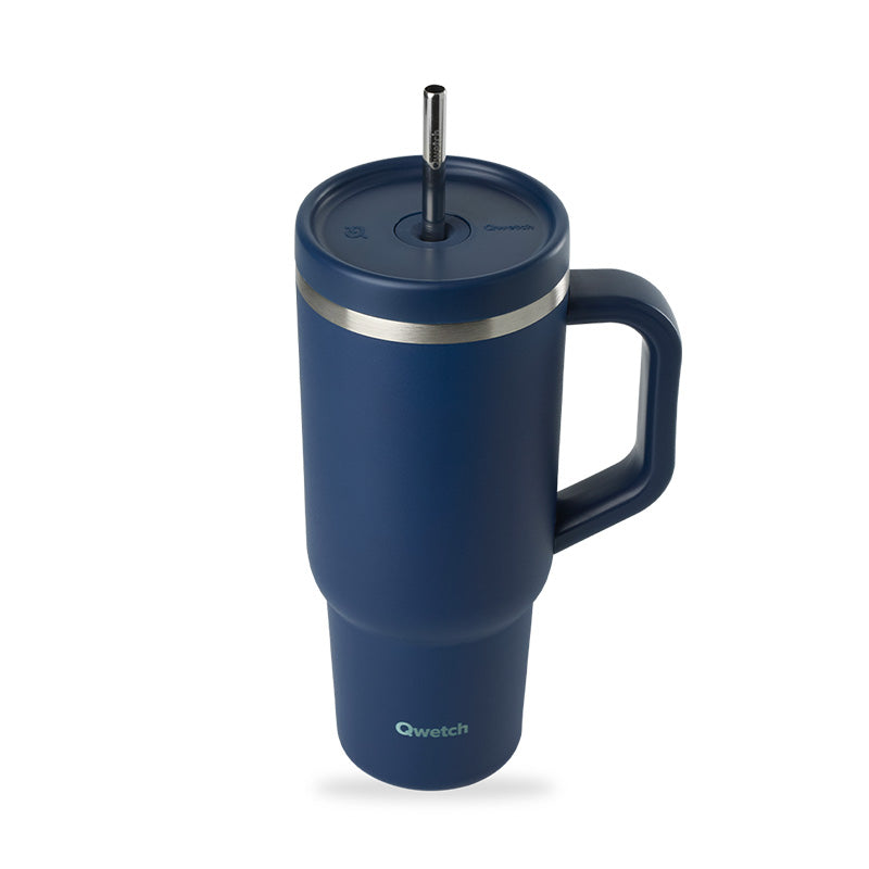 Mug isotherme en inox 900ml marine Travel Cup Qwetch