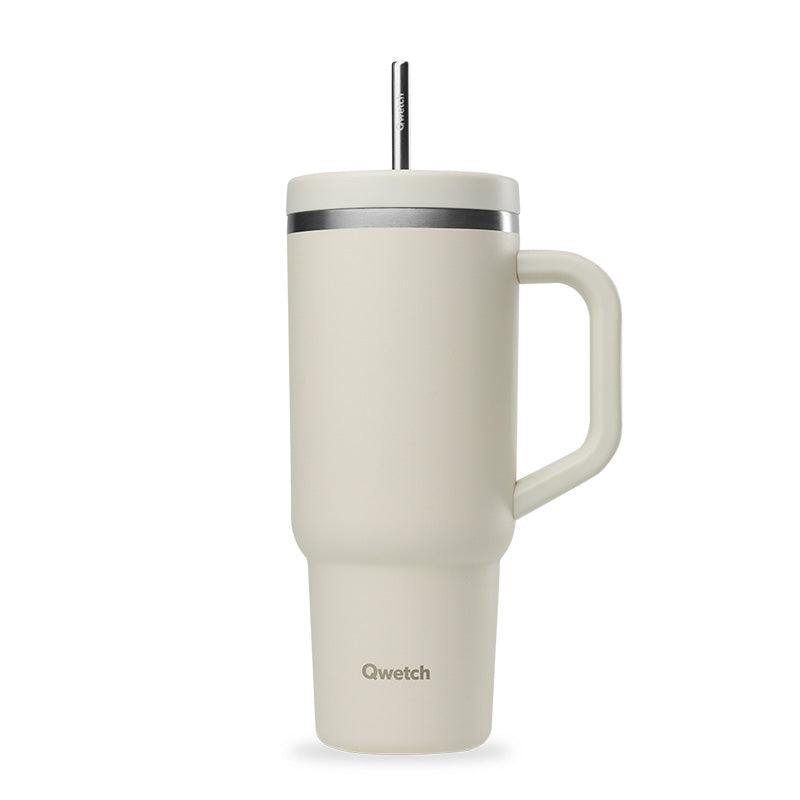 Mug isotherme en inox 900ml sable Travel Cup Qwetch