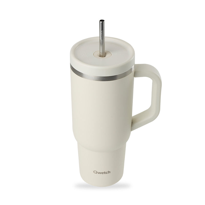 Mug isotherme en inox 900ml sable Travel Cup Qwetch