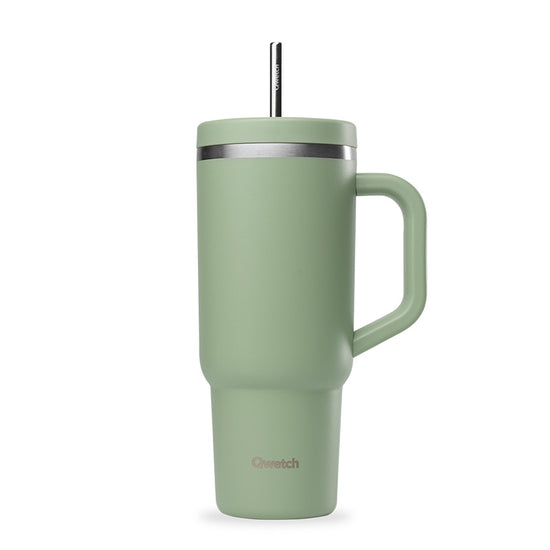 Mug isotherme en inox 900ml tilleul Travel Cup Qwetch