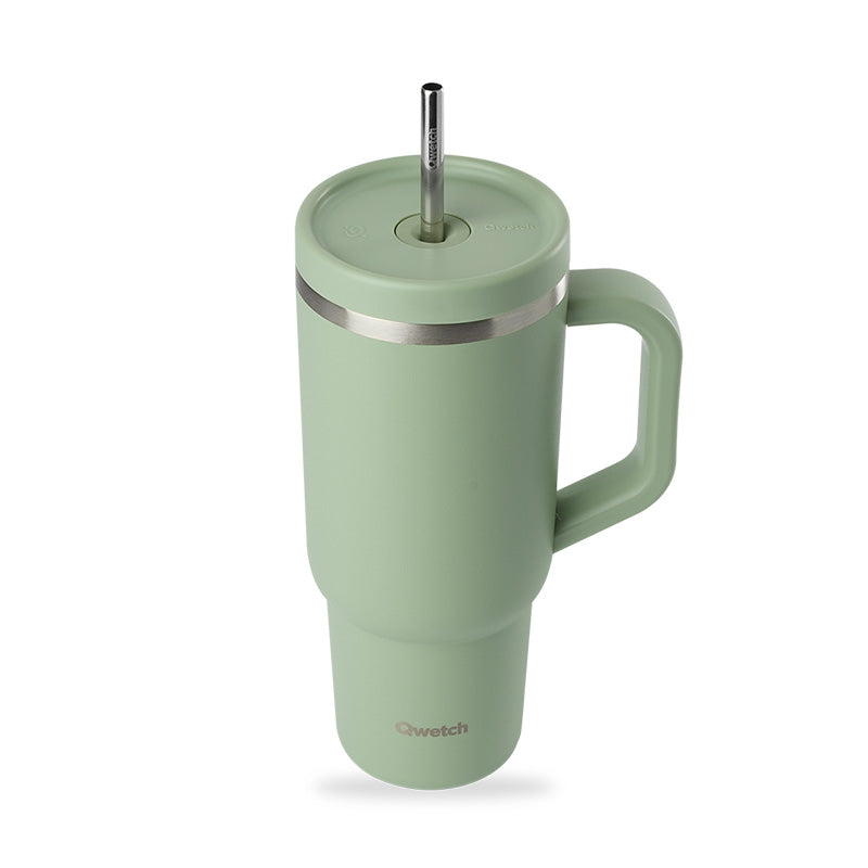 Mug isotherme en inox 900ml tilleul Travel Cup Qwetch