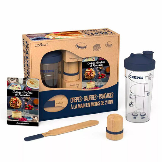 Coffret à crêpes bleu Miam Factory Cookut