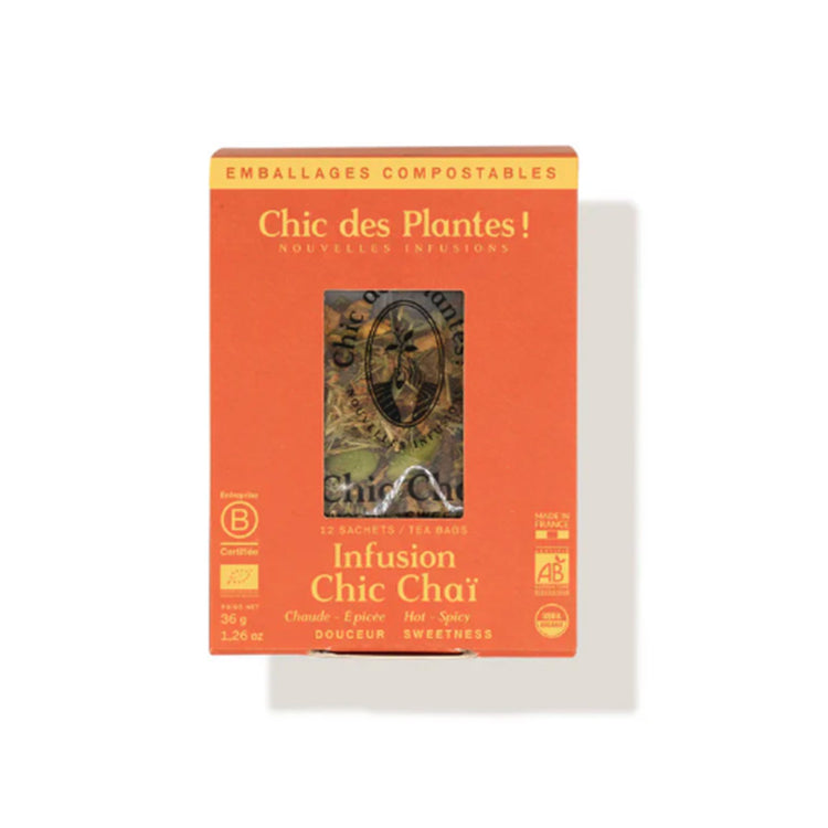 Boite de 12 sachets d'infusion Bio Chaï Chic des plantes