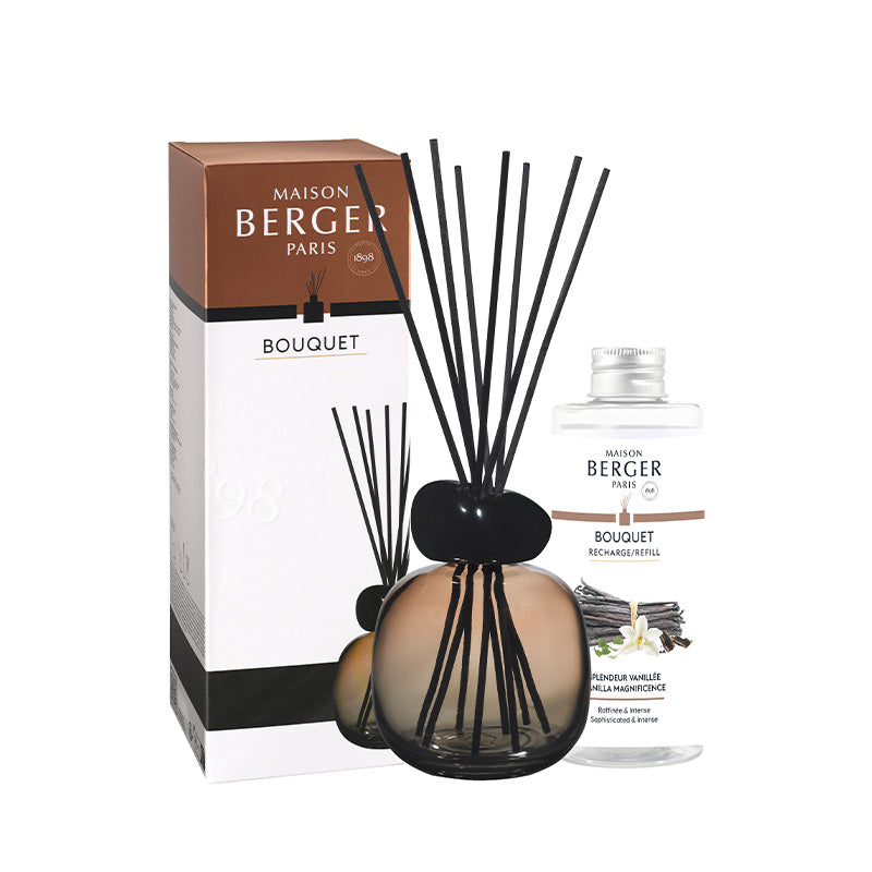 Bouquet parfumé Minéral noir nude vanille Maison Berger