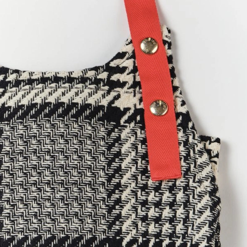 Tablier en coton pour femme Dipsyrex Pink avec boutons pression Les Tabliers de Julie Andrieu