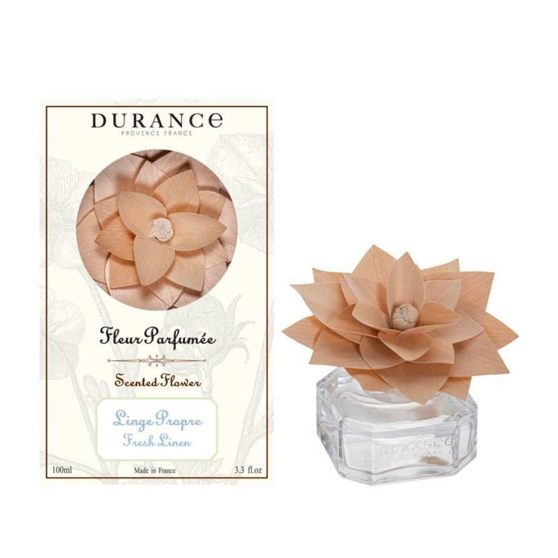 Fleur parfumée en bois 100 mL Linge propre Durance