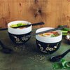 Coffret à ramen en céramique blanc et noir Du Bruit dans la Cuisine