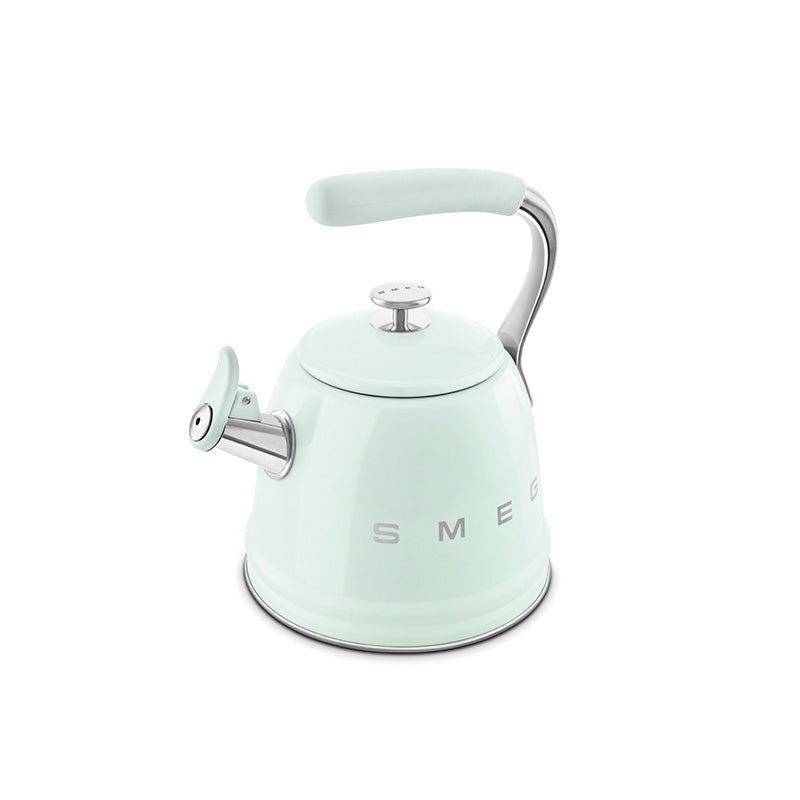 Bouilloire sifflante 2,3 L Vert d'Eau Années 50 Smeg