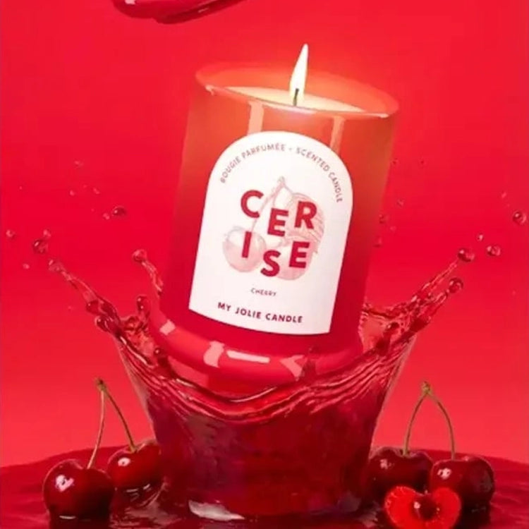 Bougie parfumée Cire végétale Cerise 150 g Les Trendy Maison Berger