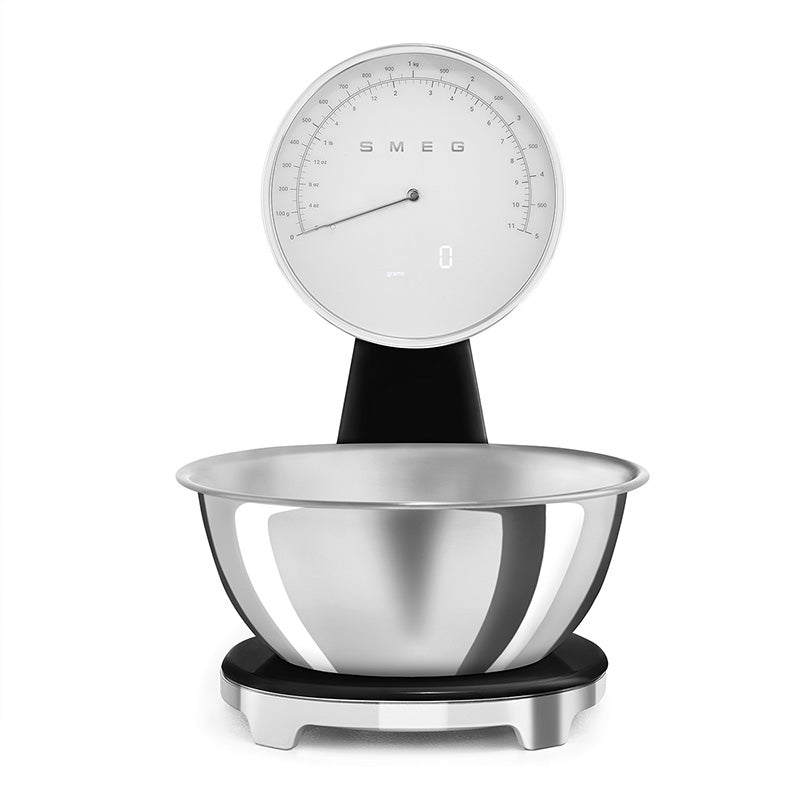 Balance de cuisine Noir Brillant Collezione Smeg