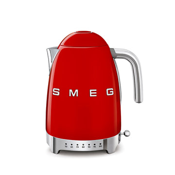 Bouilloire à température réglable Rouge Années 50 Smeg