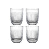 Coffret 4 gobelets en verre pressé 26 cl Ouessant La Rochère