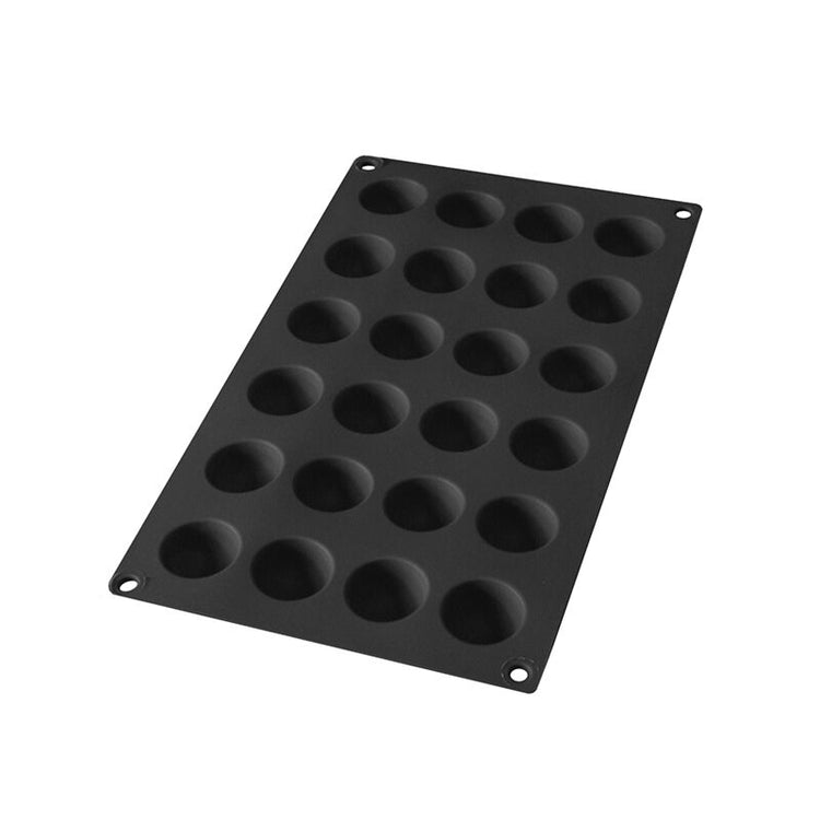 Moule mini demi-sphères en silicone antiadhésif de 24 cavités Lékué