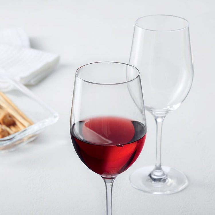 Coffret 6 verres à vin rouge Teqton 430 ml Transparent Ciao+ Leonardo