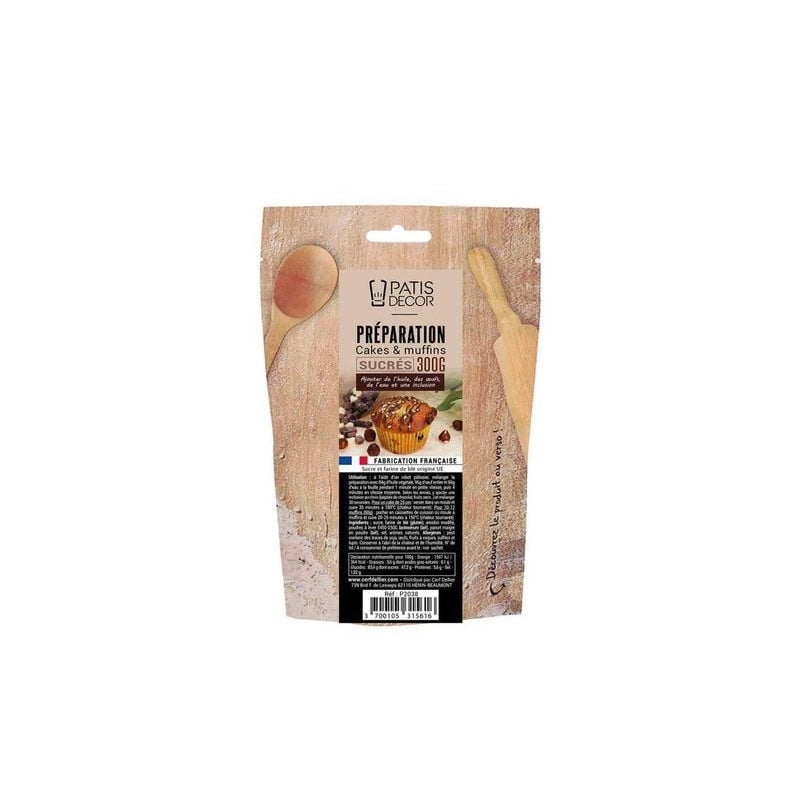Préparation pour muffins et cakes Patisdecor