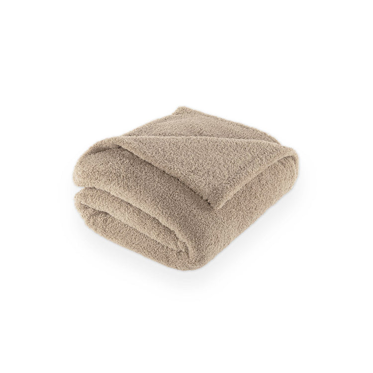Plaid coccon 200x150 cm taupe Tiseco
