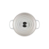 Cocotte ronde en fonte émaillée de 24 cm meringue Le Creuset