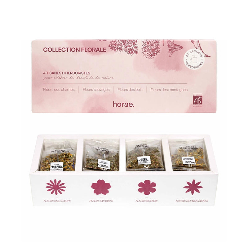 Coffret de 32 sachets d'infusions Bio Collection Florales Horae
