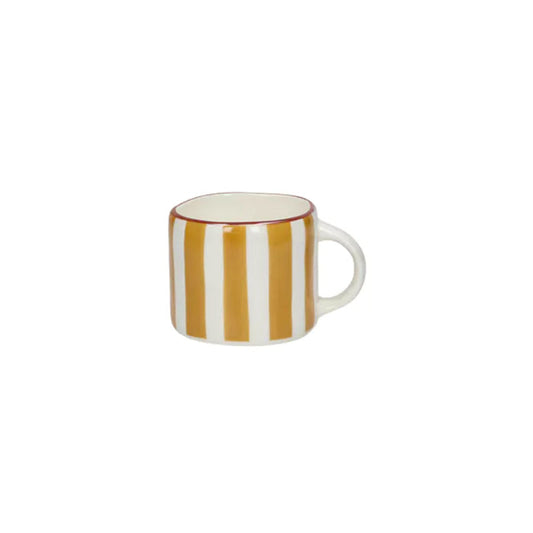 Tasse en porcelaine 11,5 cl jaune Mykonos Pomax