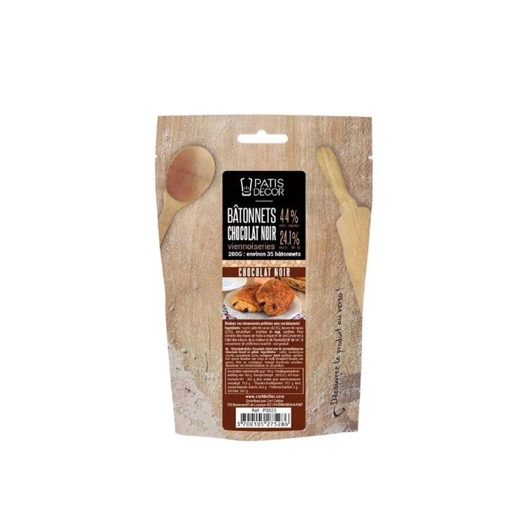Chocolat Noir Bâtonnets 200g Patisdecor