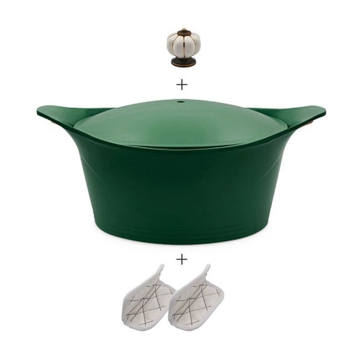 Cocotte personnalisable en métal 24 cm fougère L'Incroyable Cookut