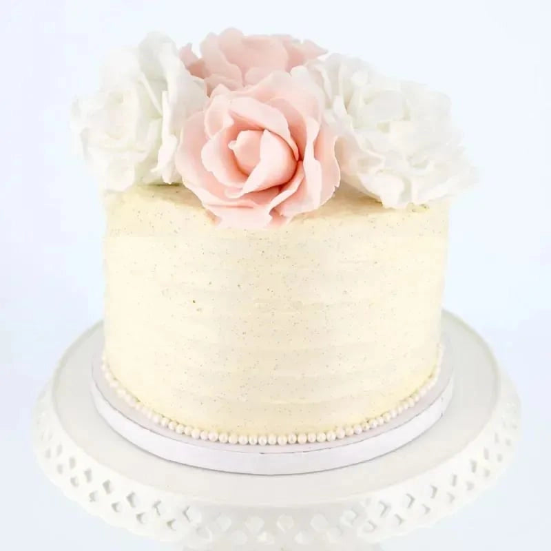 Cake Drum Rond Diamètre 20cm Blanc Patisdecor