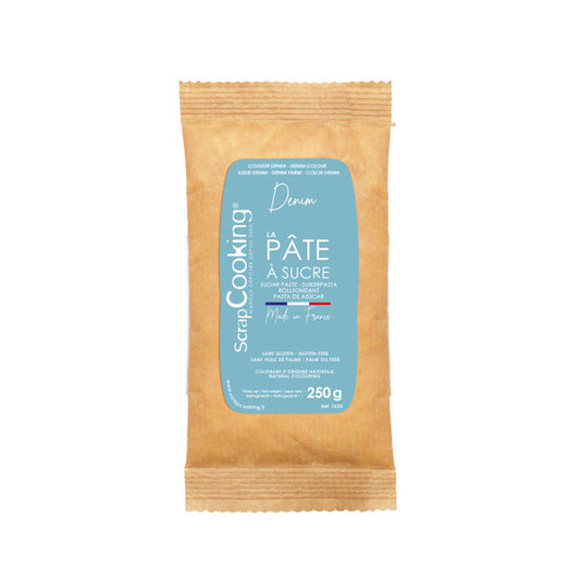 Pâte à sucre 250g denim ScrapCooking