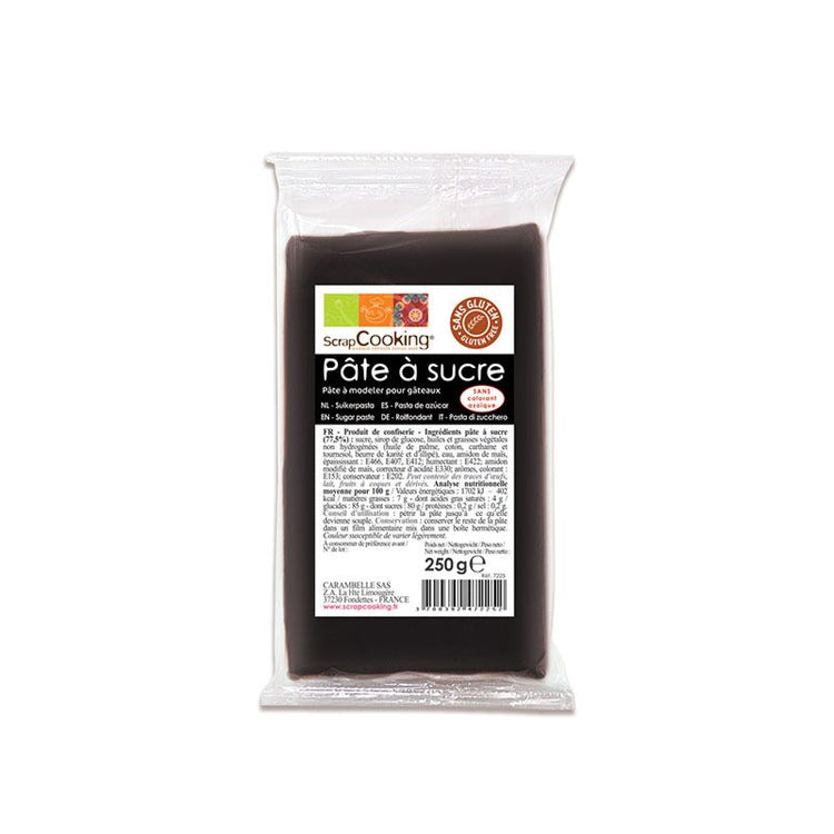 Pâte à sucre noir