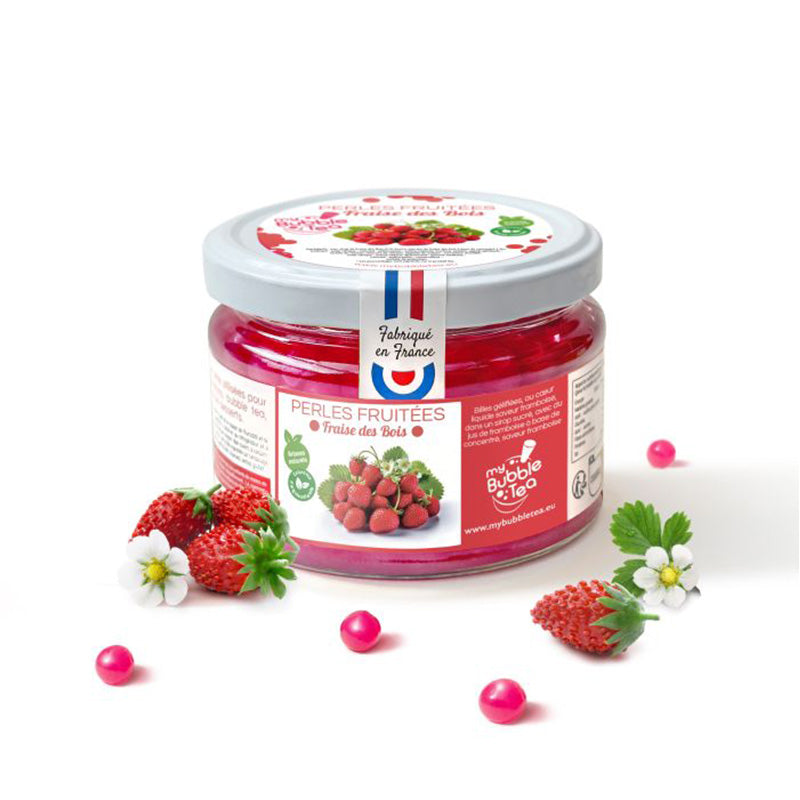 Perles fruitées fraise des bois 240g My Bubble Tea