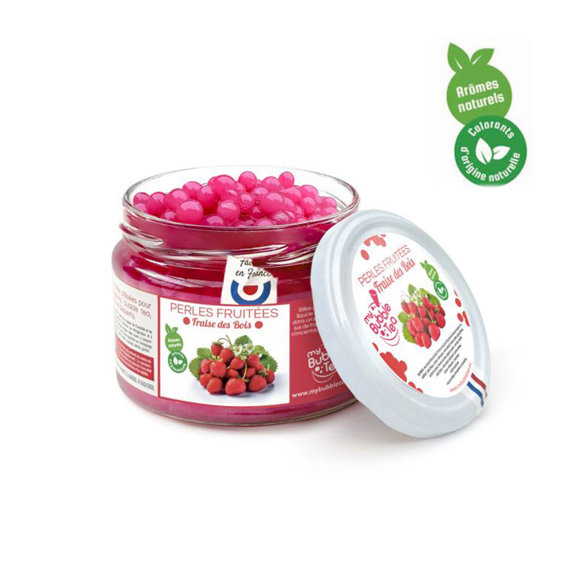 Perles fruitées fraise des bois 240g My Bubble Tea