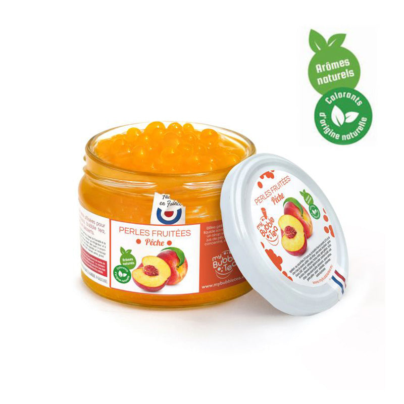 Perles fruitées pêche 240g My Bubble Tea