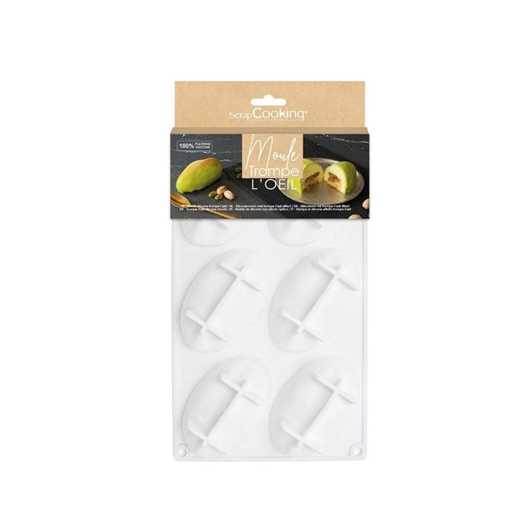 Moule Silicone Trompe-l'œil Pistache ScrapCooking